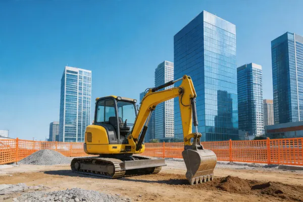 Urban construction excavator